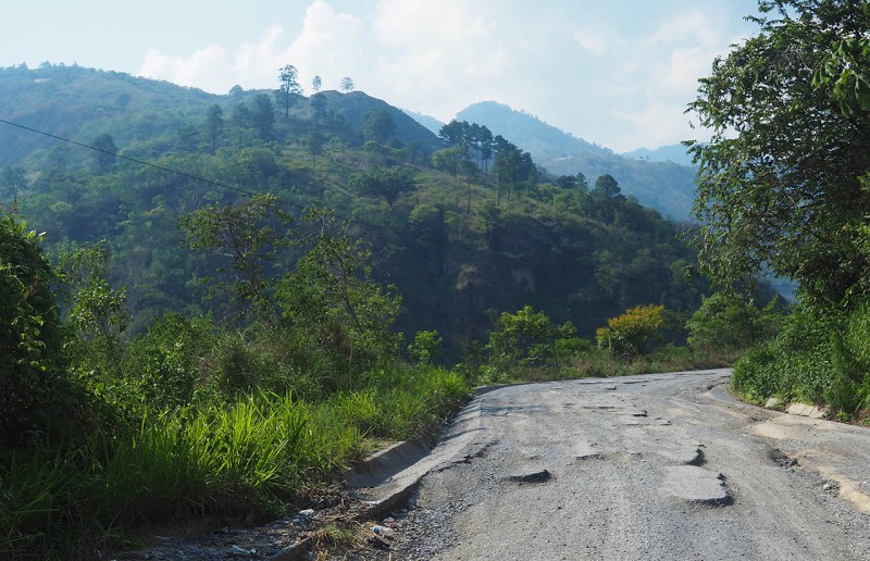 Nicht so gute Straße
