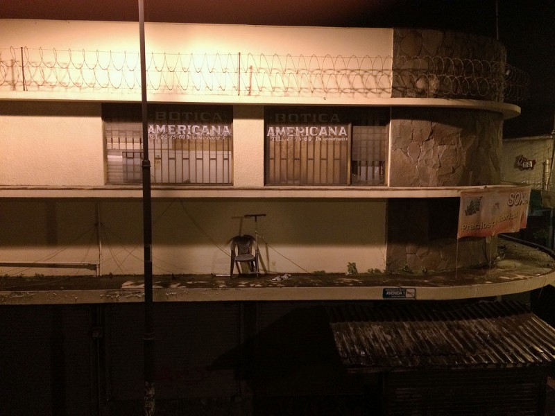 Blick auf's gegenüberliegende Haus